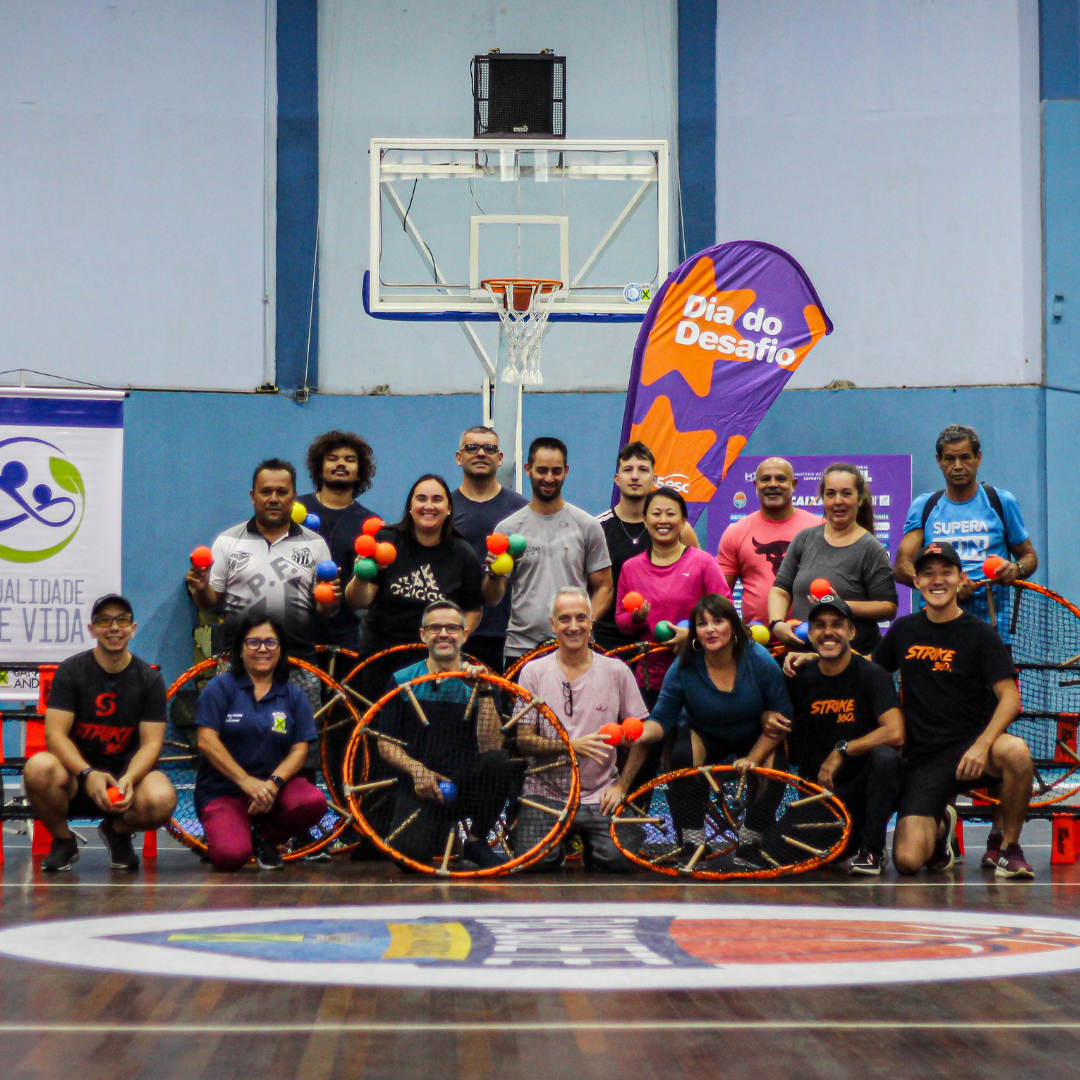 Professores em Movimento: Roundnet marca presença no Dia do Desafio com o SESC em Santo André!
